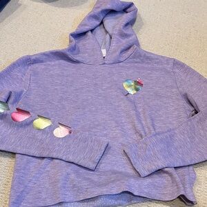 Kids Purple Heart Hoodie